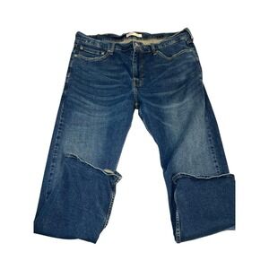 Signature By Levi's Strauss Womens Mid-Rise Straight Medium Wash‎ Size 38x30
